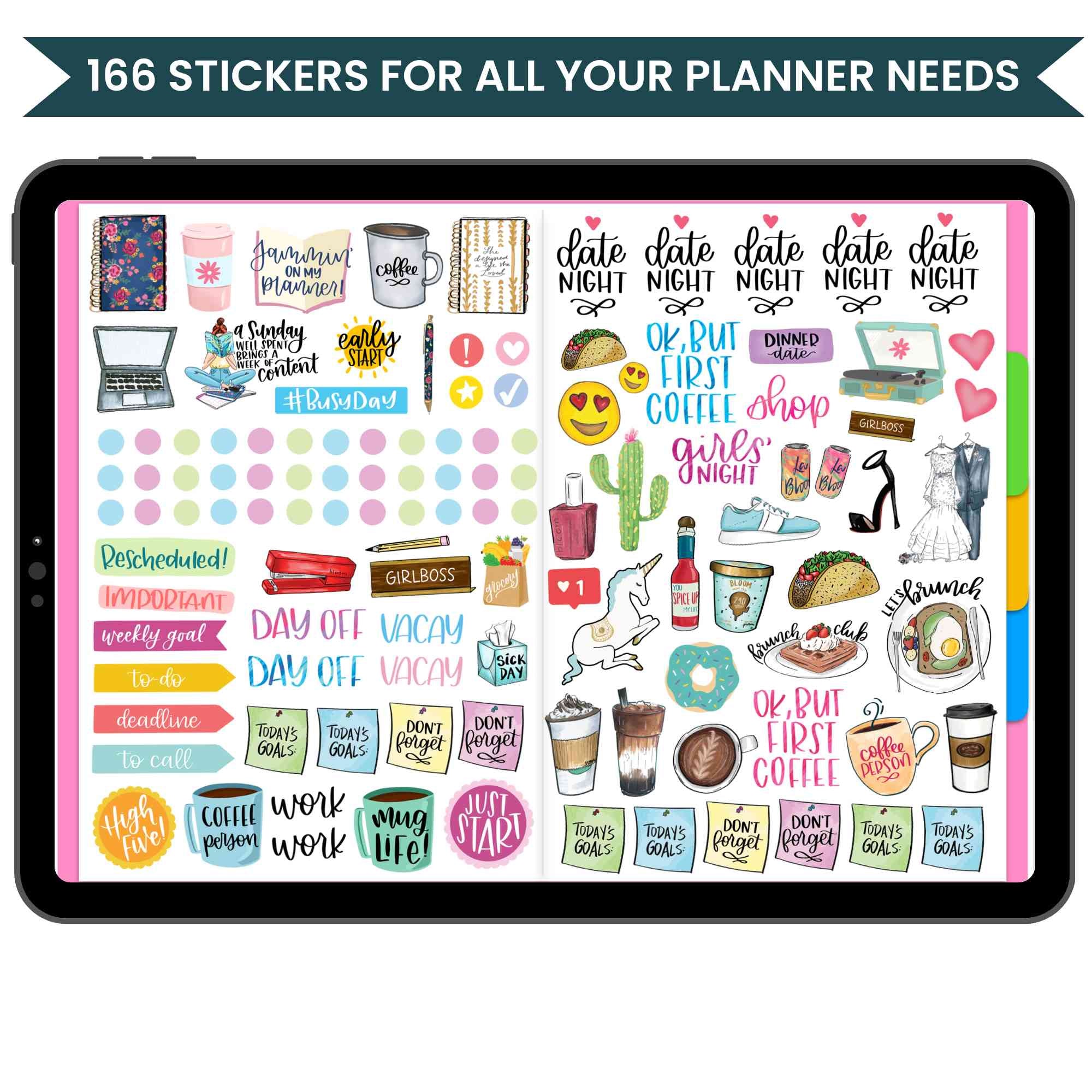 Digital Sticker Pack, Classic Stickers V1